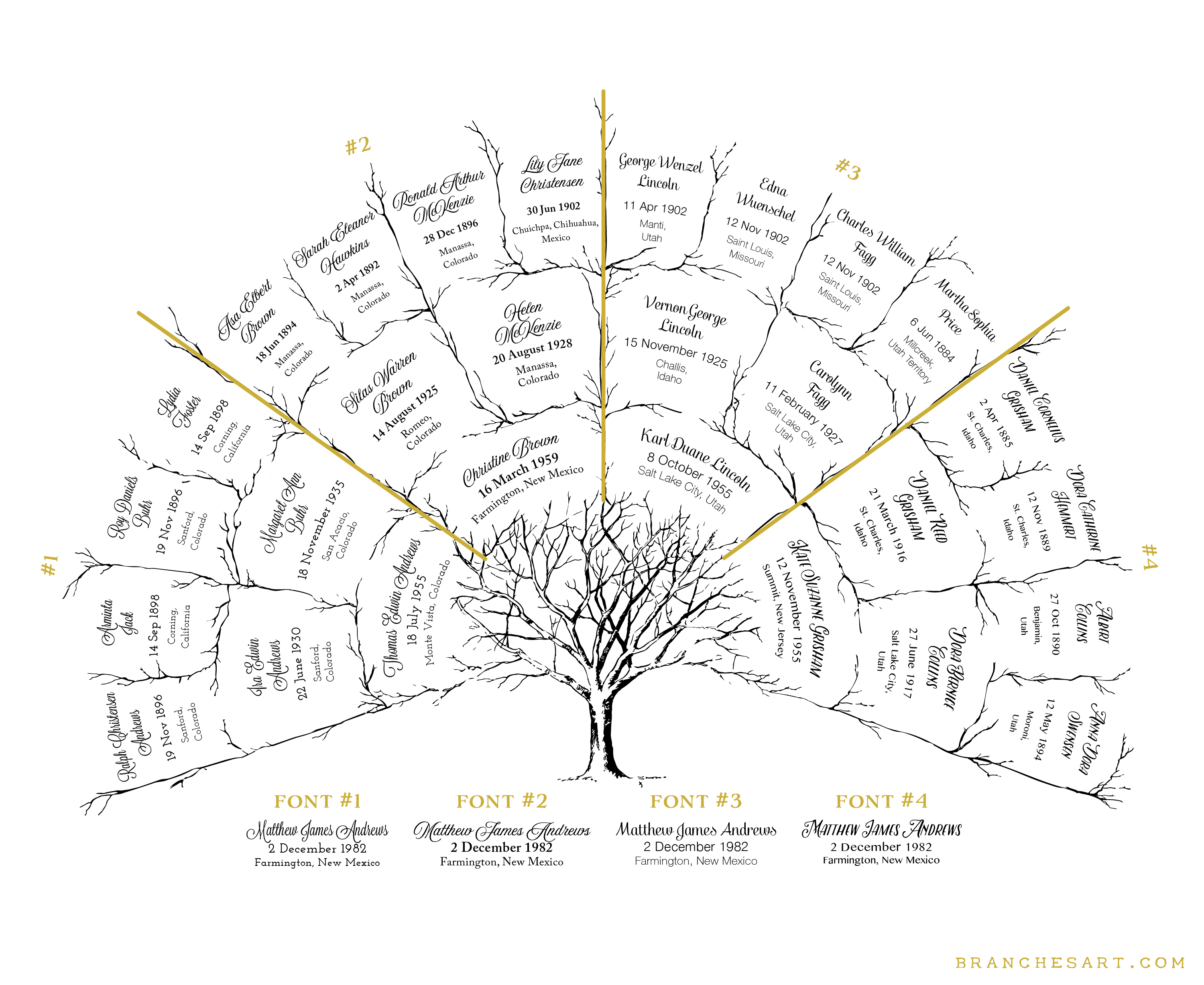 Ancestry Family Tree - Venngage