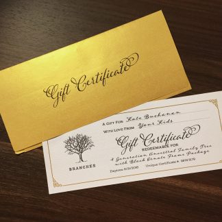 Branches Gift Certificate