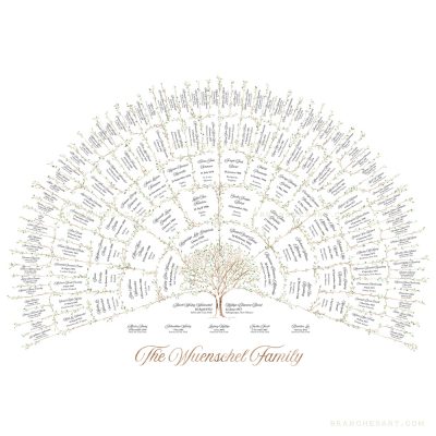 6 Generation Ancestor Family Tree - Branches