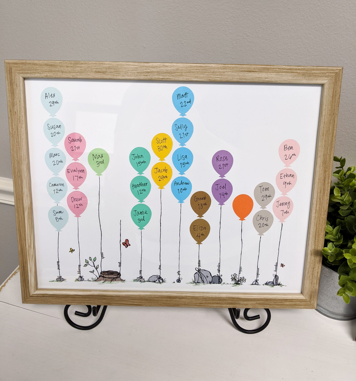 Birthday Calendar Balloon Art Kit - B101 - Branches